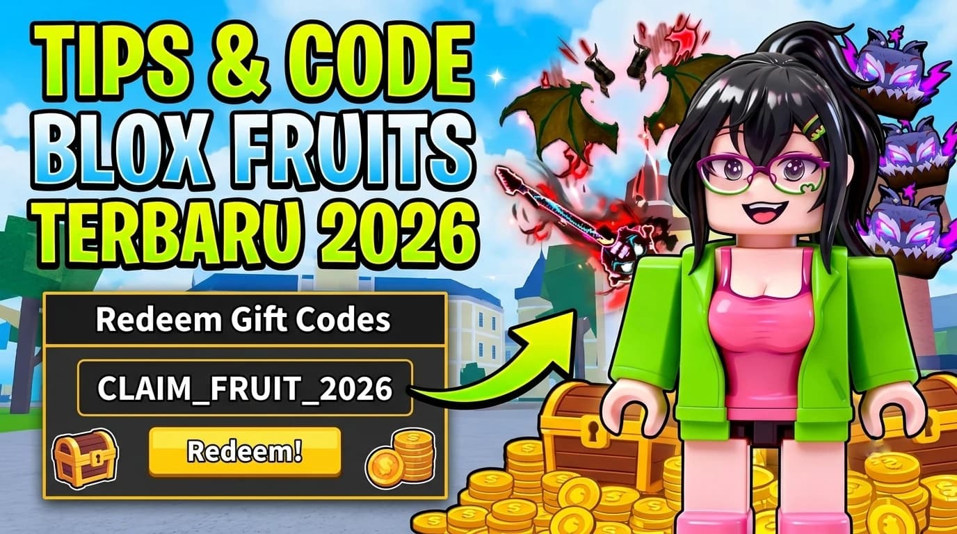 Tips dan Code Blox Fruits Roblox Terbaru Juni 2026