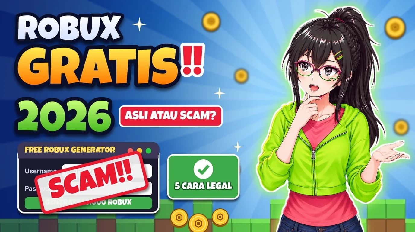 Cara Dapat Robux Gratis 2026: Legal & Anti Scam!