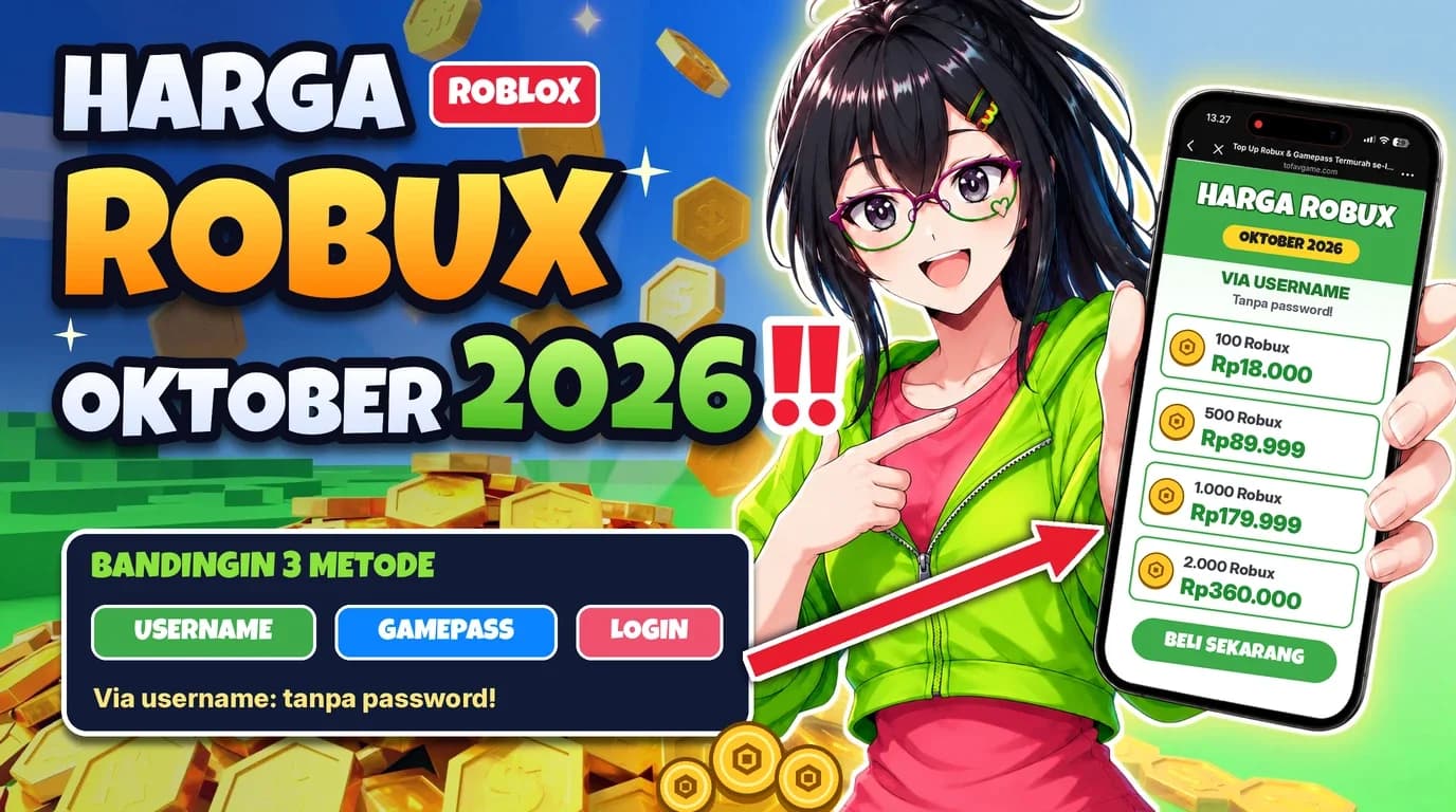 Harga Robux Oktober 2026: Daftar Lengkap & Cara Hemat