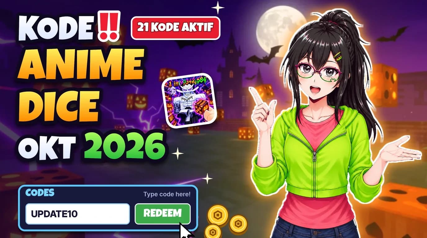 Kode Anime Dice Oktober 2026: Lucky Spin & Gems!