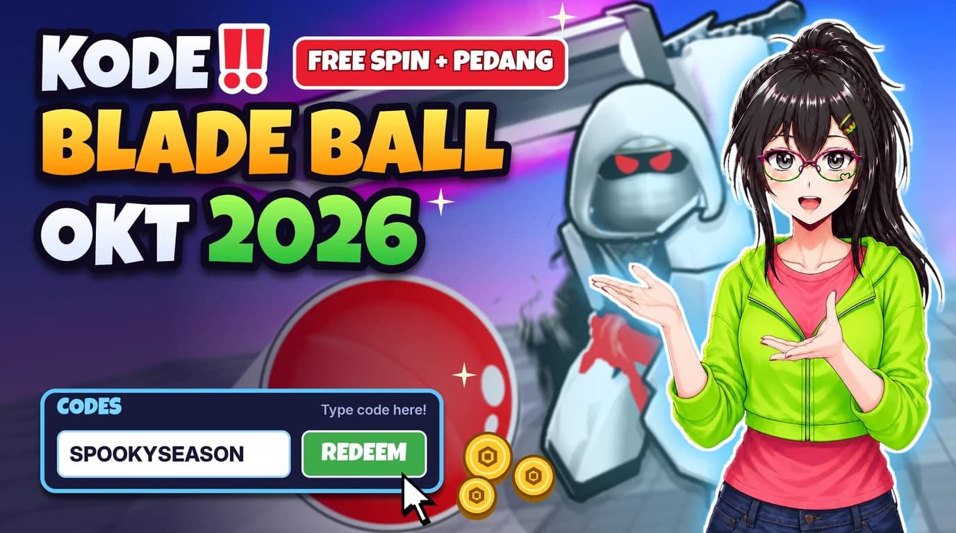 Kode Blade Ball Oktober 2026: Free Spin & Pedang!