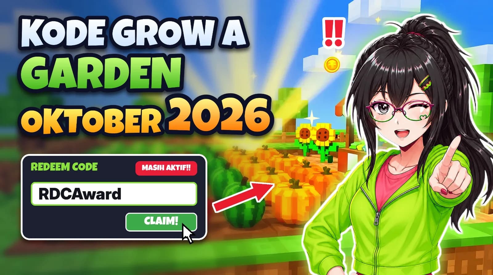Kode Grow a Garden Roblox Oktober 2026 (Masih Aktif!)