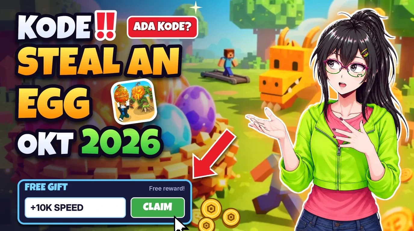 Kode Steal An Egg Oktober 2026: Fakta & Tips Kaya!